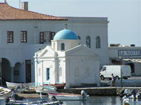 A typical church on the island of Mykonos